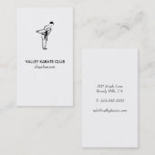 Karate Dojo Visitekaartje (Voorkant / Achterkant)