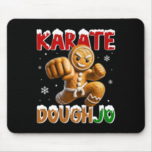 Karate Doughjo Grappige Vechtkunst Trap Ontbijtkoe Muismat