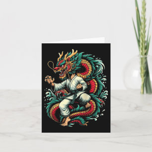 Karate Draak Chinees Maanjaar 2024 Jaar Van Kaart