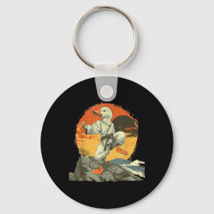 Karate Duck Kickboksen Jiu-Jitsu Sunset MMA Sleutelhanger