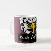 Karaté Eagle Fang Keramisch Ornament Gooi P Koffiemok (Voorkant links)