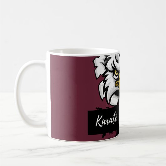 Karaté Eagle Fang Keramisch Ornament Gooi P Koffiemok (Links)