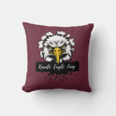 Karaté Eagle Fang T-Shirt Ceramic Ornament Kussen (Voorkant)