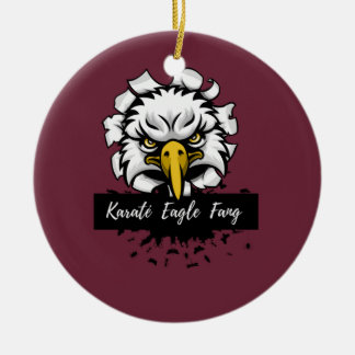Karaté Eagle Fang T-Shirt Keramisch Ornament