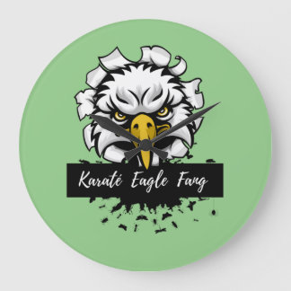 Karaté Eagle Fang T-Shirt Keramische Ornamenten Wo Grote Klok