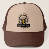 Karaté Eagle Fang Trucker Hat Pet (Voorkant)