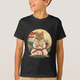 Karate Eekhoorn Natuur Taekwondo Martial Arts T-shirt