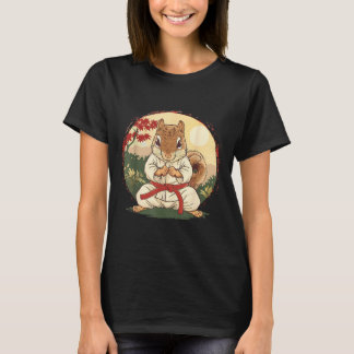 Karate Eekhoorn Natuur Taekwondo Martial Arts T-shirt