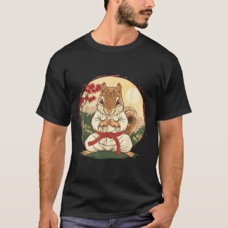 Karate Eekhoorn Natuur Taekwondo Martial Arts T-shirt
