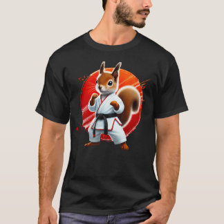 Karate Eekhoorn Vechtsport Vechters Judo T-shirt