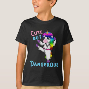 Karate Eenhoorn Kickboksen Vechtkunst Jiu Jitsu F T-shirt
