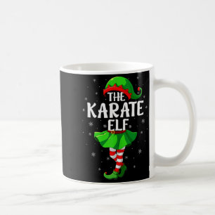 Karate Elf Kerst Meisjes Vrouwen Elf Squad Kerstmi Koffiemok
