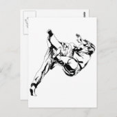 Karate en een judo. Technische aspecten van de tro Briefkaart (Voorkant / Achterkant)