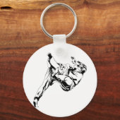 Karate en een judo. Technische aspecten van de tro Sleutelhanger (Voorkant)