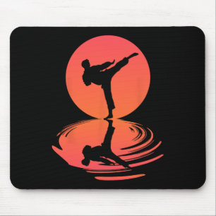 Karate en Kung Fu silhouet Shotokan geschenk Marti Muismat
