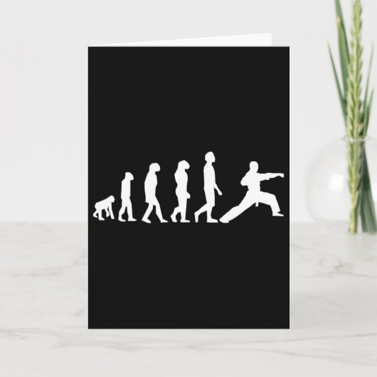 Karate-evolutie kaart (Voorkant)