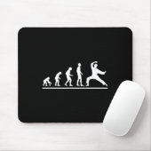 Karate-evolutie Karate-hak Mannen Grappige Karatek Muismat (Met muis)