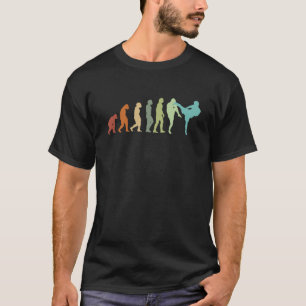 Karate Evolutie Muay Thai Taekwondo Ju Jutsu Kung T-shirt