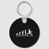 Karate Evolution Karate Chop Men Funny Karateka  Sleutelhanger (Voorkant)