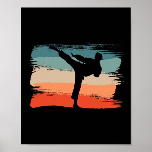 Karate Fan Artikel Martial Arts Accessoires Traini Poster (Voorkant)