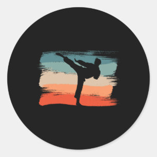Karate Fan Artikel Martial Arts Accessoires Traini Ronde Sticker