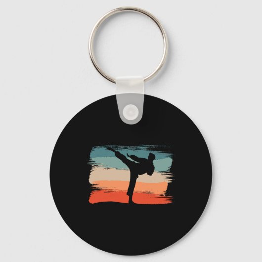 Karate Fan Artikel Martial Arts Accessoires Traini Sleutelhanger (Voorkant)