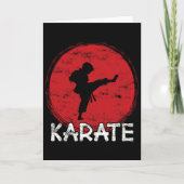 Karate Fighter Boy - Japan - Child Does Karate Kic Kaart (Voorkant)