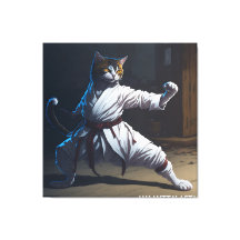 karate fighter cat