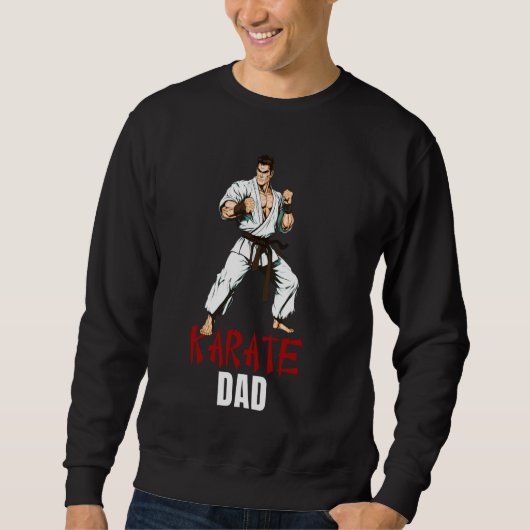 Karate Fighter Dad - Karate Vader Trui (Voorkant)