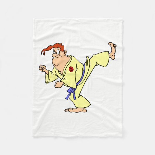Karate Fleece Deken (Voorkant)