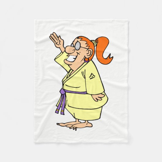 Karate Fleece Deken (Voorkant)