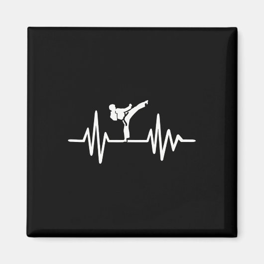 Karate Frequentie Magneet (Voorkant)
