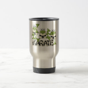 Karate Frogs Tshirts en Gifts Reisbeker