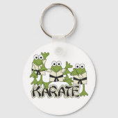 Karate Frogs Tshirts en Gifts Sleutelhanger (Voorkant)