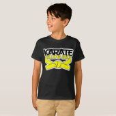 Karate gele gordel t-shirt (Voorkant volledig)