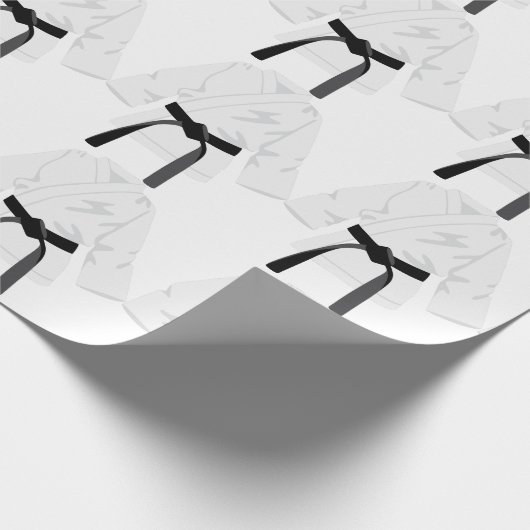 Karate Gi Black Belt Cadeaupapier (Hoek)