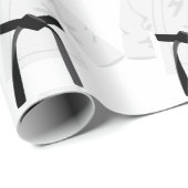 Karate Gi Black Belt Cadeaupapier (Rol Hoek)