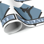 Karate Gift Wrapping Paper Martial Arts gift Cadeaupapier (Rol Hoek)