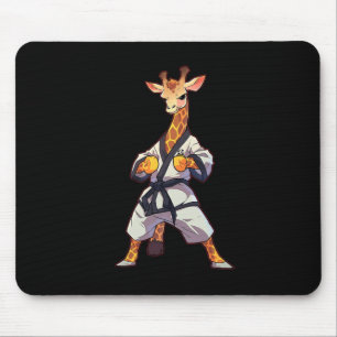 Karate Giraffe Taekwondo Vechtkunst Vechter Muismat