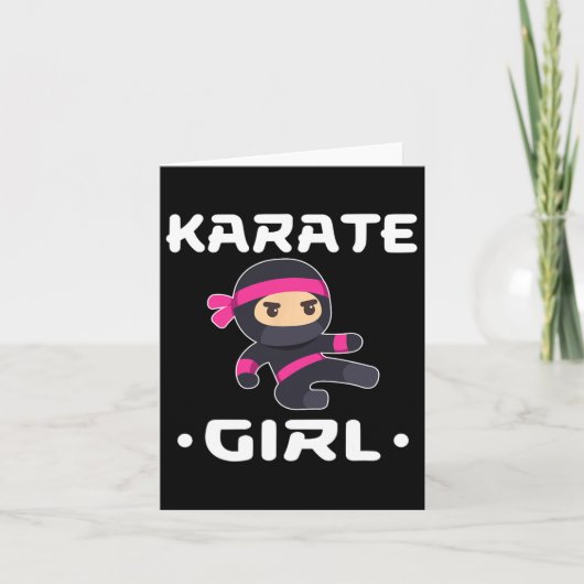 Karate Girl 6 Kaart (Voorkant)