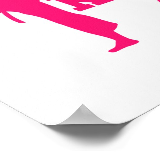 Karate girl poster (Hoek)