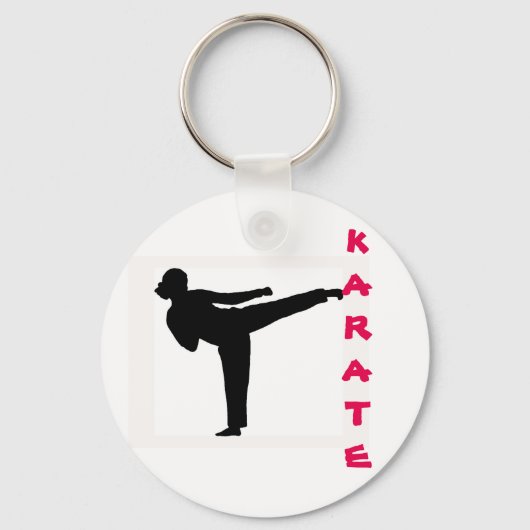 Karate Girl Sleutelhanger (Voorkant)