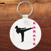 Karate Girl Sleutelhanger (Voorkant)