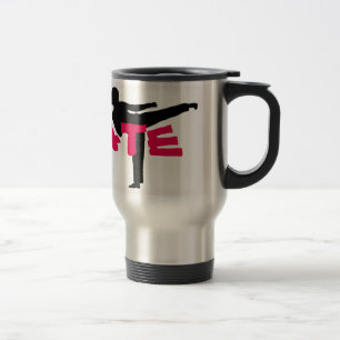 Karate Girl Travel Mug Reisbeker