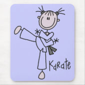 Karate Girl Tshirts en Gifts Muismat (Voorkant)