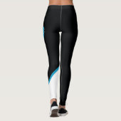 Karate Girls - Black Motto-Leggings Leggings (Achterkant)