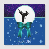 Karate Girls Glitter en Bow Snowflake (Voorkant)