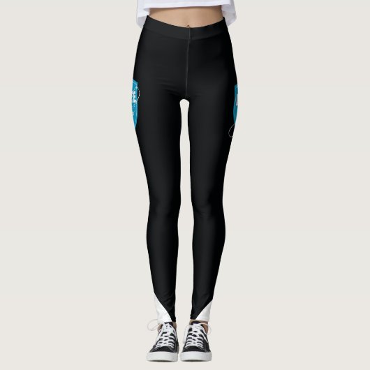 Karate Girls - Leggings Black (Voorkant)
