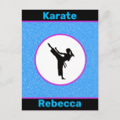 Karate Girls Sparkle Briefkaart (Voorkant)