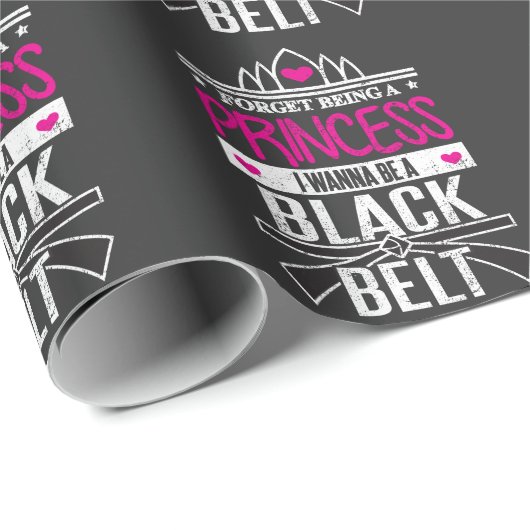 Karate Girls vergeten prinses een zwarte gordel te Cadeaupapier (Rol Hoek)